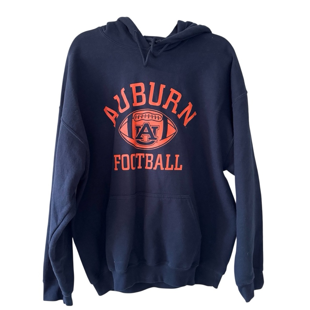 Auburn Football Navy Hoodie Size XL